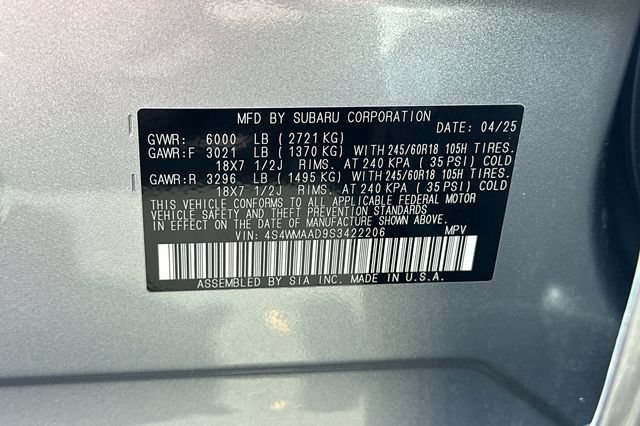 Used 2025 Subaru Ascent Premium AWD/4WD image 33