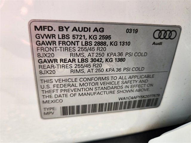 Used 2019 Audi SQ5 Prestige image 31