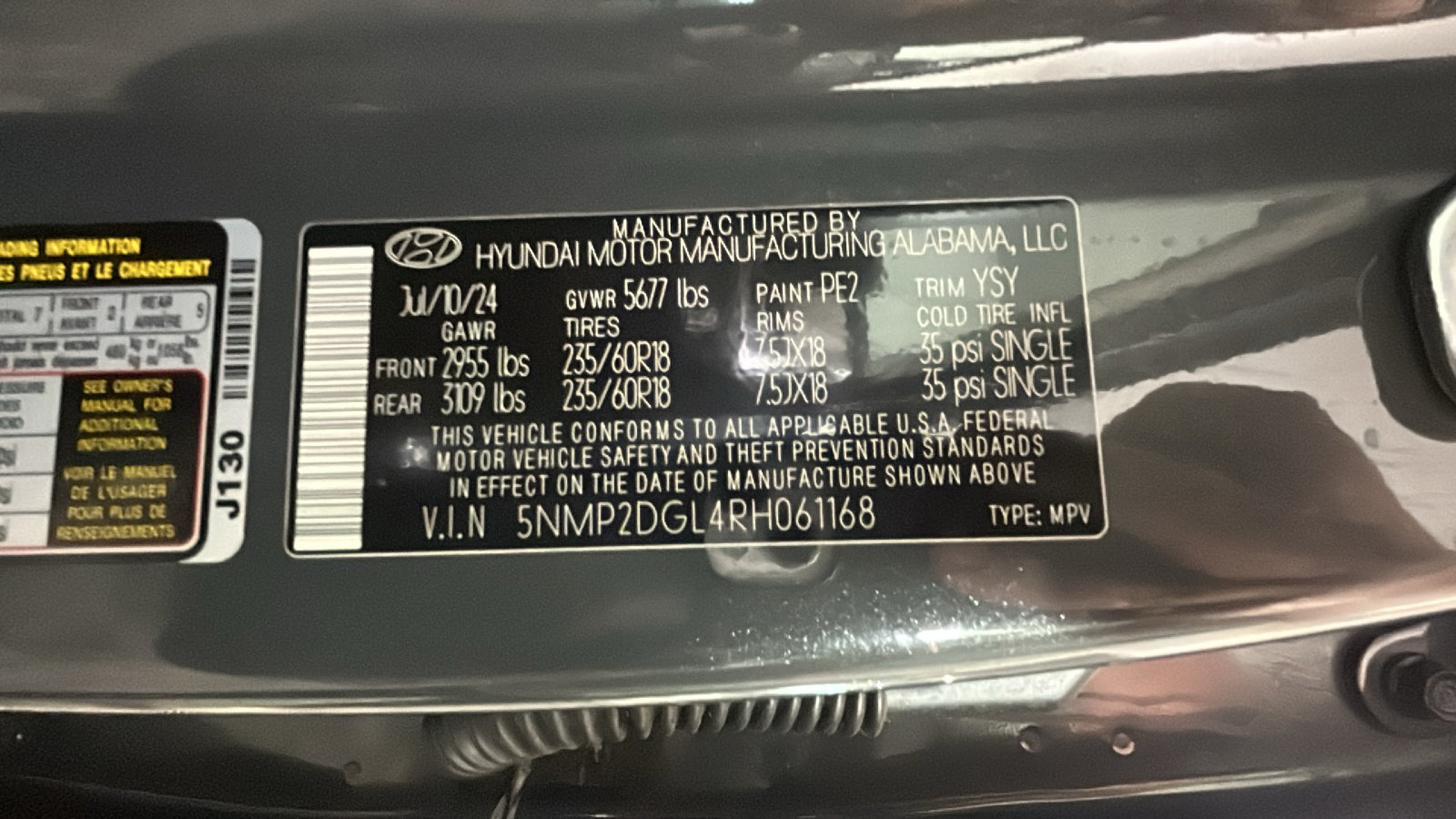 Used 2024 Hyundai Santa Fe SEL AWD/4WD image 12