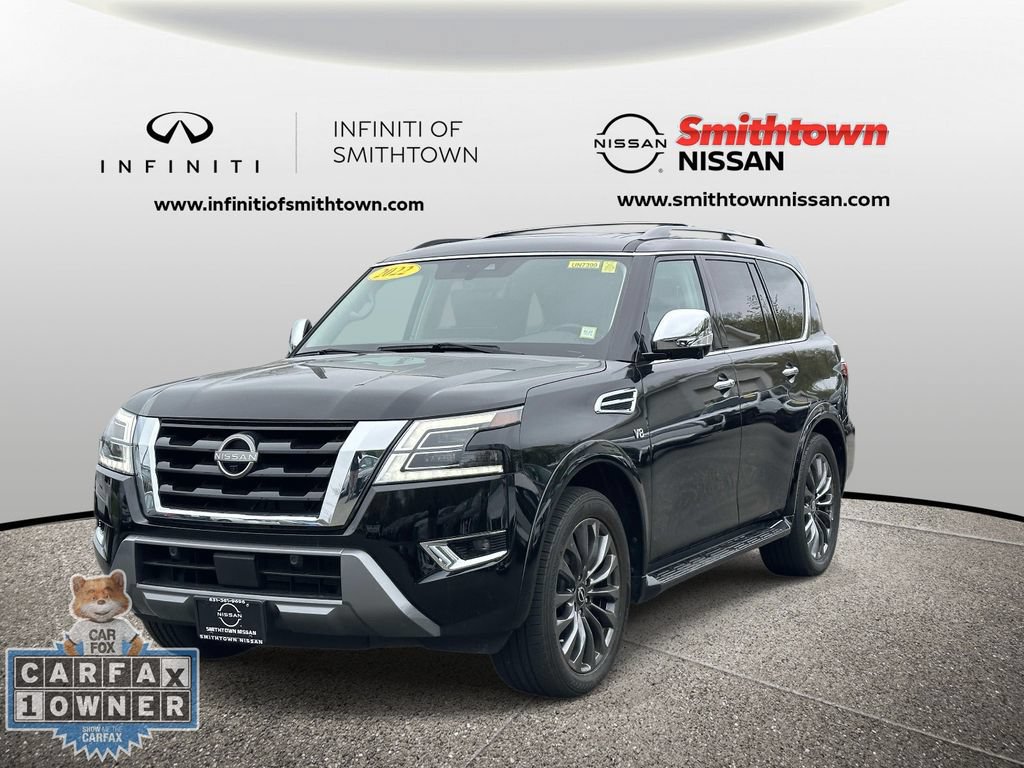 Used 2022 Nissan Armada Platinum w/ Captain's Chairs Package AWD/4WD image 3
