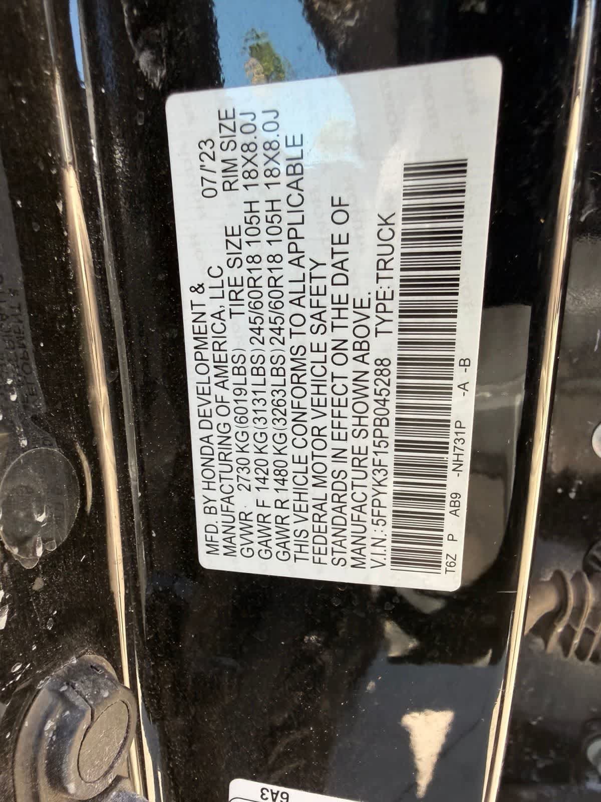 Used 2023 Honda Ridgeline Sport image 21