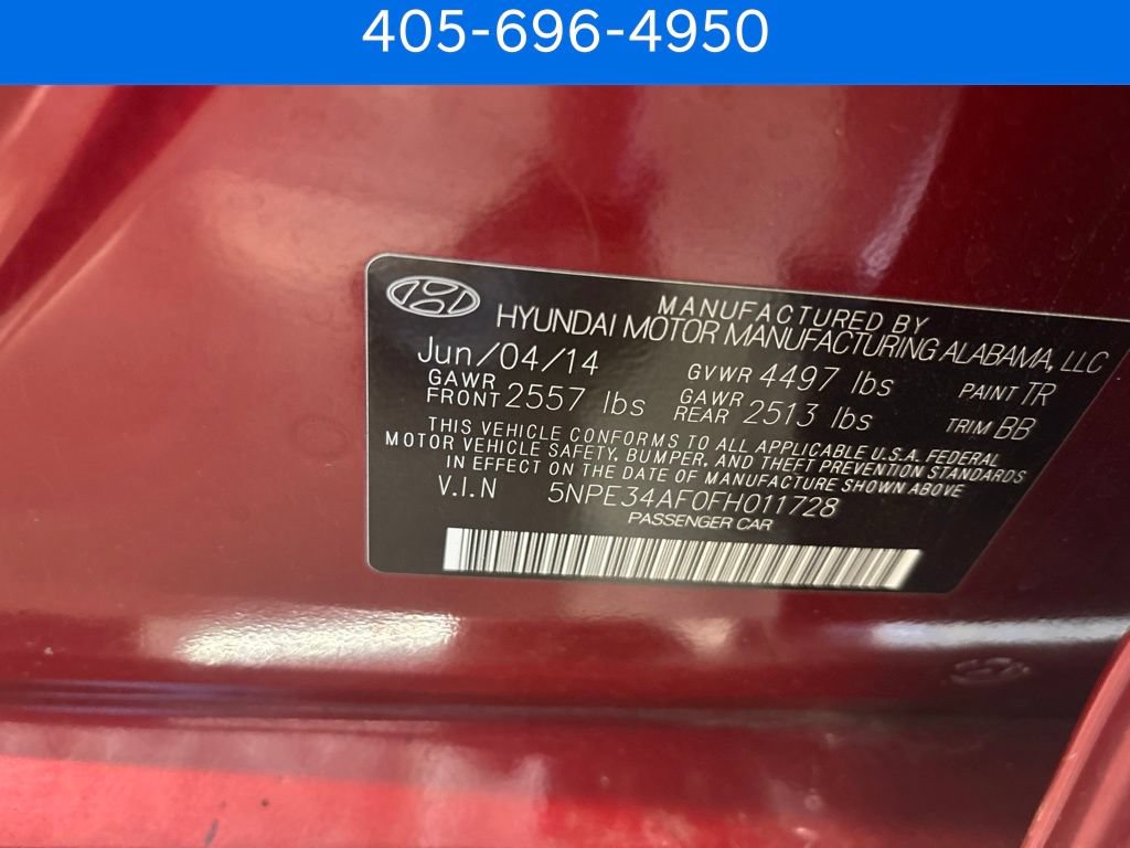 Used 2015 Hyundai Sonata Limited FWD image 4