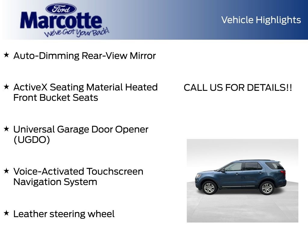 Used 2019 Ford Explorer XLT w/ Equipment Group 202A AWD/4WD image 11