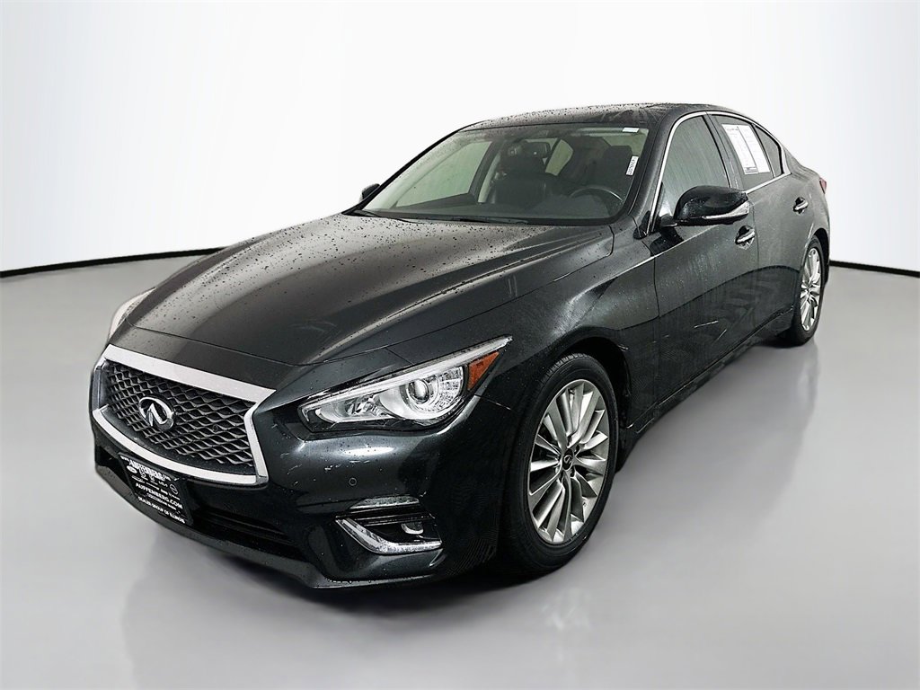 Used 2021 INFINITI Q50 Luxe w/ Cargo Package image 3