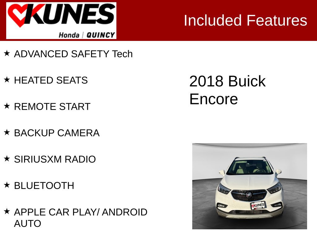 Used 2018 Buick Encore Essence FWD image 2