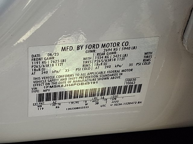 Used 2023 Ford Explorer Timberline AWD/4WD image 26