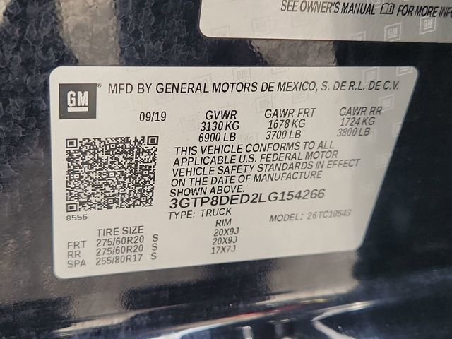 Used 2020 GMC Sierra 1500 SLT RWD image 34