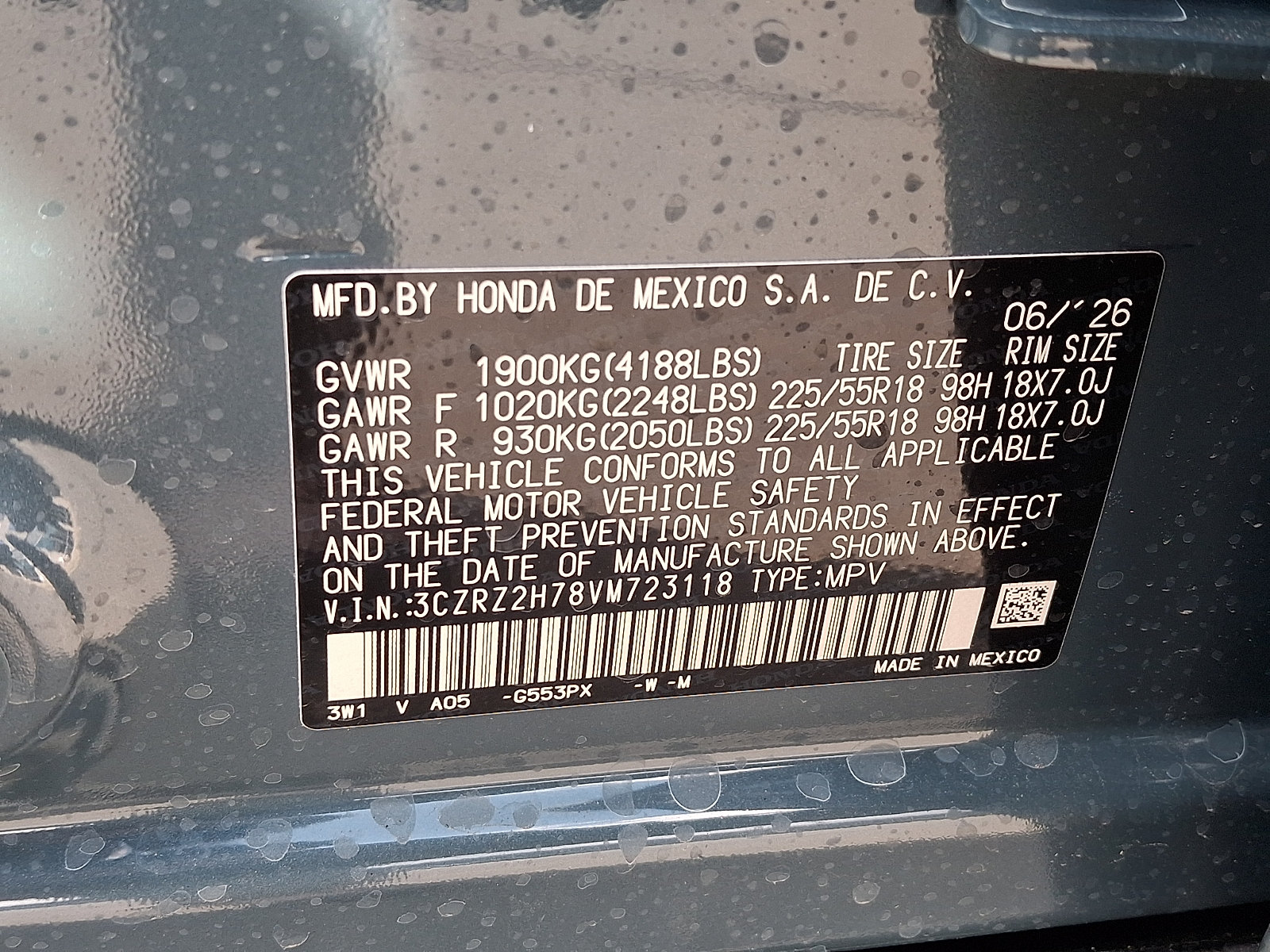 New 2027 Honda HR-V EX-L image 9