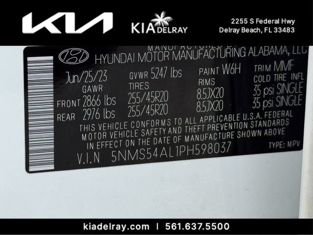 Used 2023 Hyundai Santa Fe Calligraphy w/ Cargo Package FWD image 38