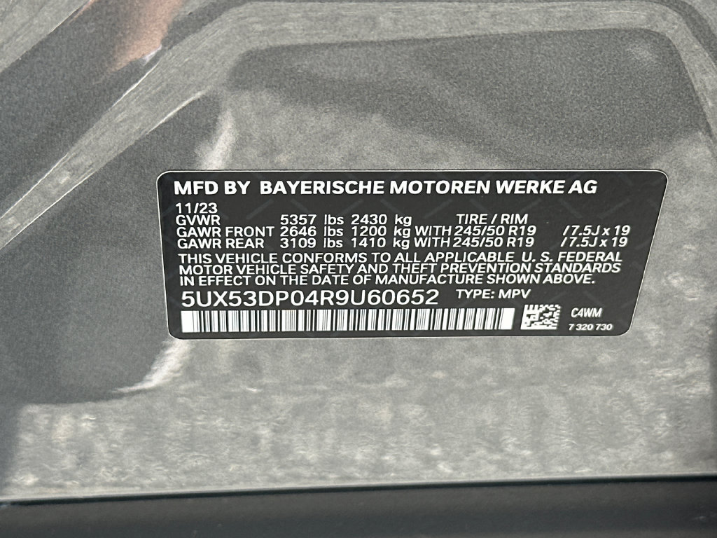 Used 2024 BMW X3 xDrive30i w/ Convenience Package AWD/4WD image 32