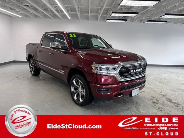 Used 2022 RAM 1500 Limited w/ Body Color Bumper Group AWD/4WD image 1