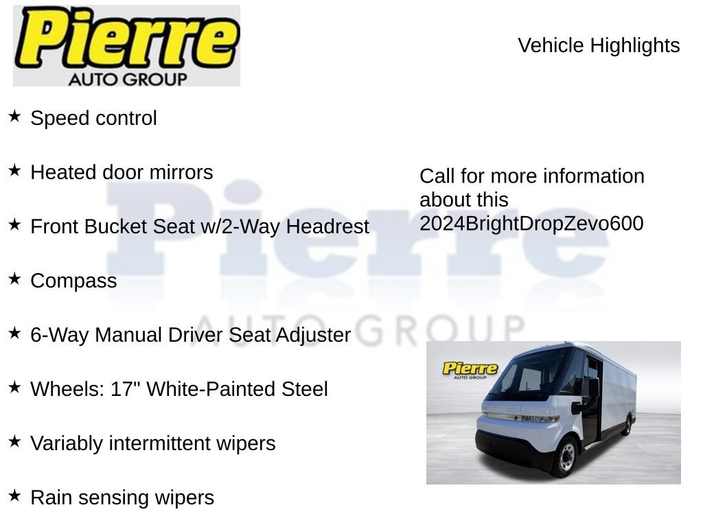 Used 2024 Chevrolet Brightdrop 600 w/ Battery Pack, Max Range AWD/4WD image 24