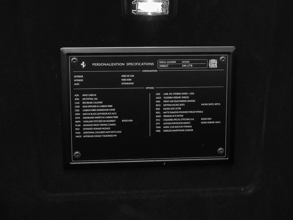 Certified 2024 Ferrari 296 GTB RWD image 17
