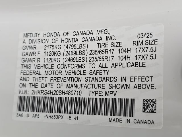 Certified 2025 Honda CR-V LX image 34