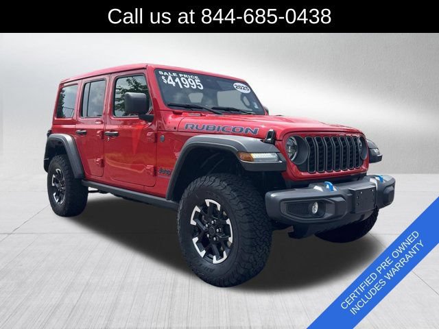 Certified 2025 Jeep Wrangler Unlimited Rubicon 4xe w/ Safety Group AWD/4WD image 3