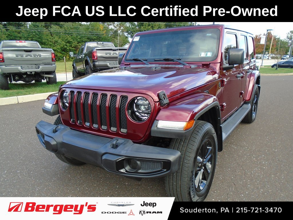 Certified 2021 Jeep Wrangler Unlimited Sahara