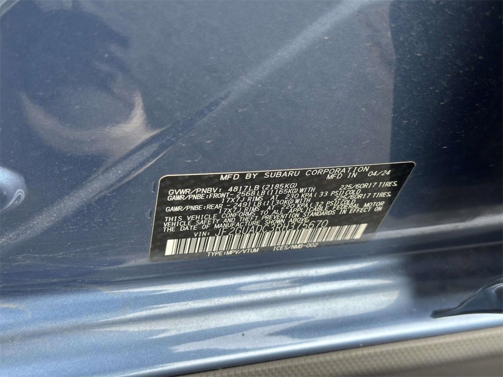 Certified 2024 Subaru Crosstrek 2.0i Premium image 27