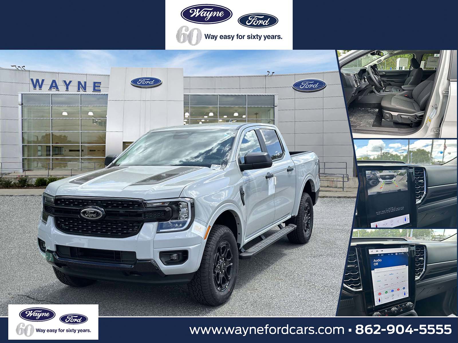 New 2026 Ford Ranger XLT w/ Black Appearance Package AWD/4WD image 1