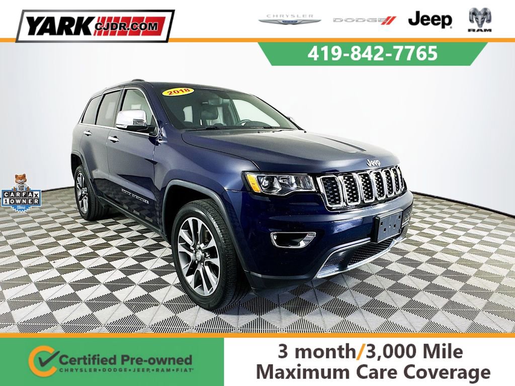 Used 2018 Jeep Grand Cherokee Limited AWD/4WD image 1