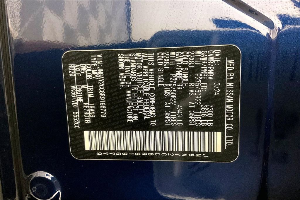 Used 2024 Nissan Armada Platinum w/ Cargo Package image 45