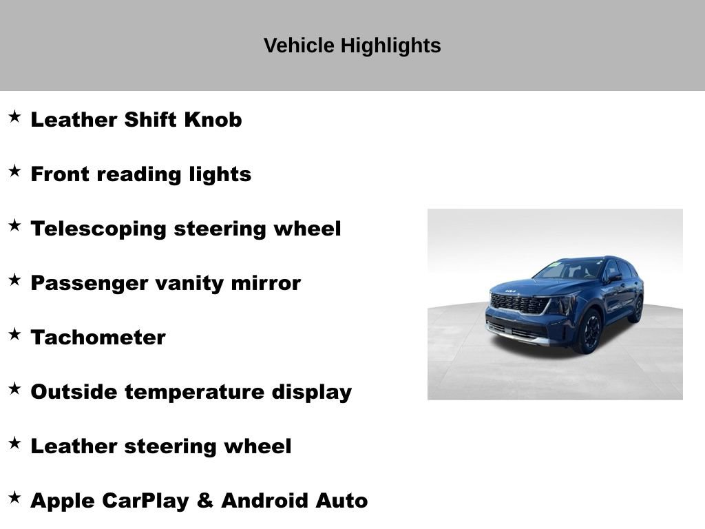 Certified 2025 Kia Sorento S FWD image 55