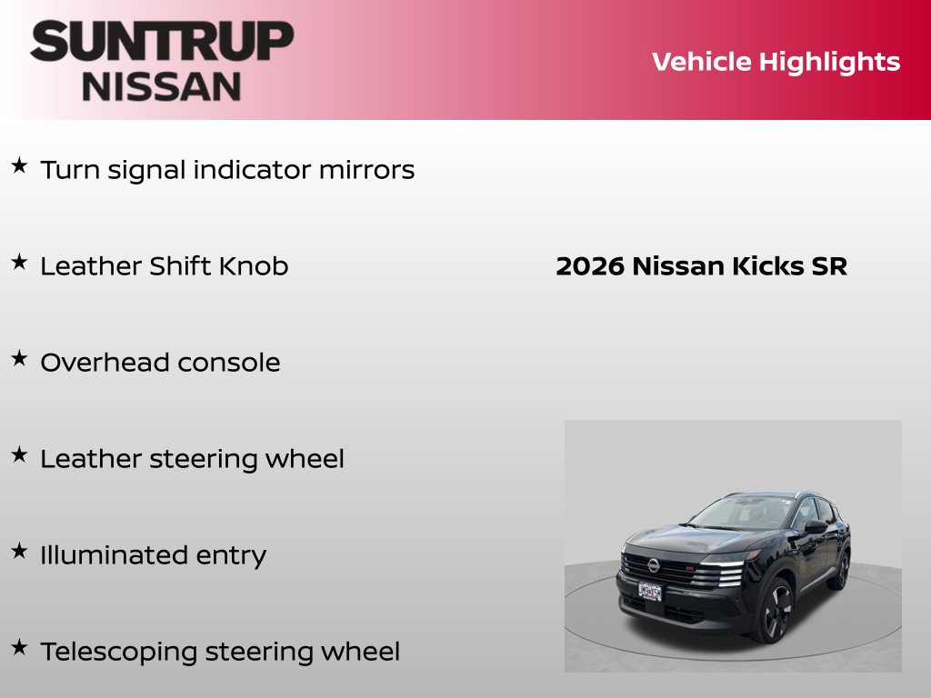 Certified 2026 Nissan Kicks SR FWD image 24