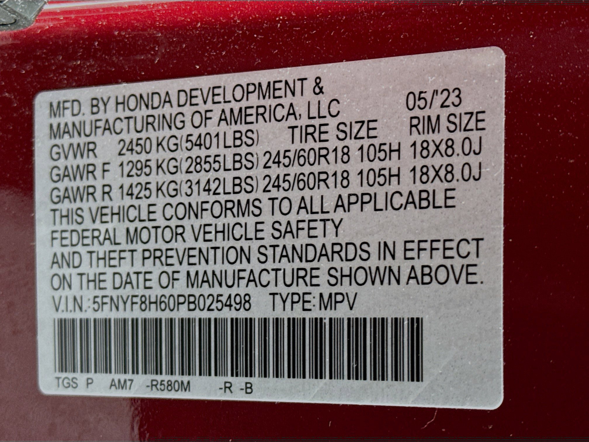 Certified 2023 Honda Passport TrailSport image 32