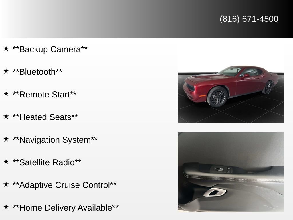 Used 2019 Dodge Challenger GT w/ Blacktop Package image 69