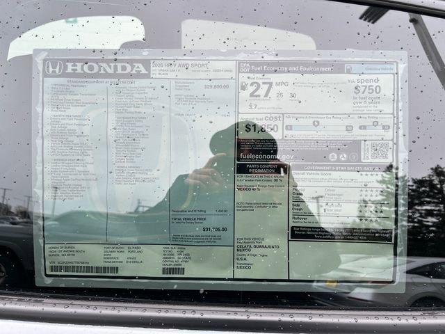 New 2026 Honda HR-V Sport image 29