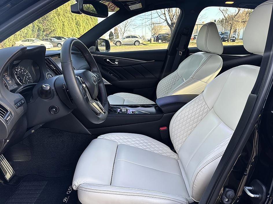 Used 2023 INFINITI Q50 Red Sport 400 w/ Black Opal Edition image 11