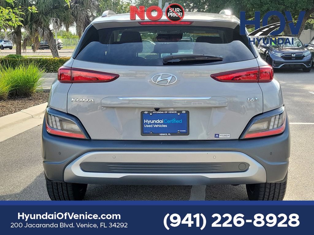 Certified 2022 Hyundai Kona Limited FWD image 7