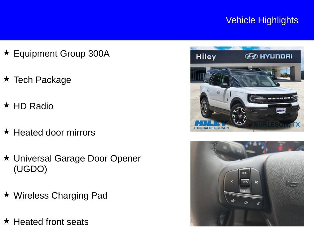 Used 2024 Ford Bronco Sport Outer Banks w/ Tech Package AWD/4WD image 9