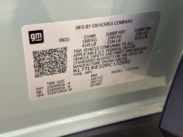 Certified 2024 Chevrolet Trax ACTIV w/ Sunroof Package FWD image 29