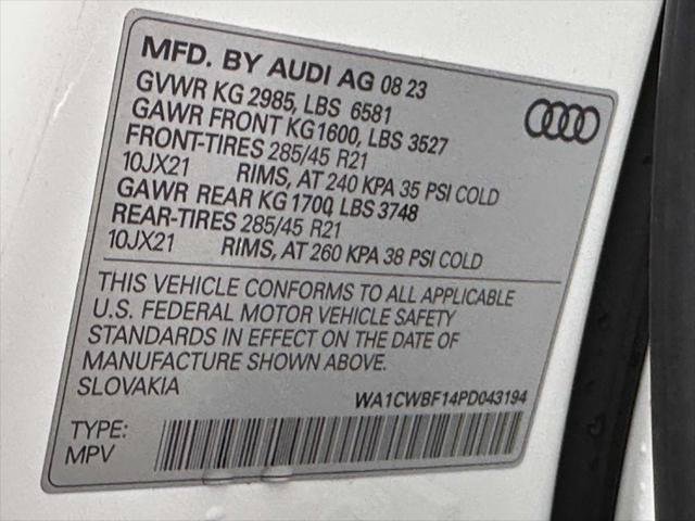 Used 2023 Audi SQ8 Prestige w/ Prestige Package AWD/4WD image 38