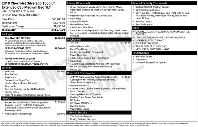 Used 2018 Chevrolet Silverado 1500 LT w/ All Star Edition image 4