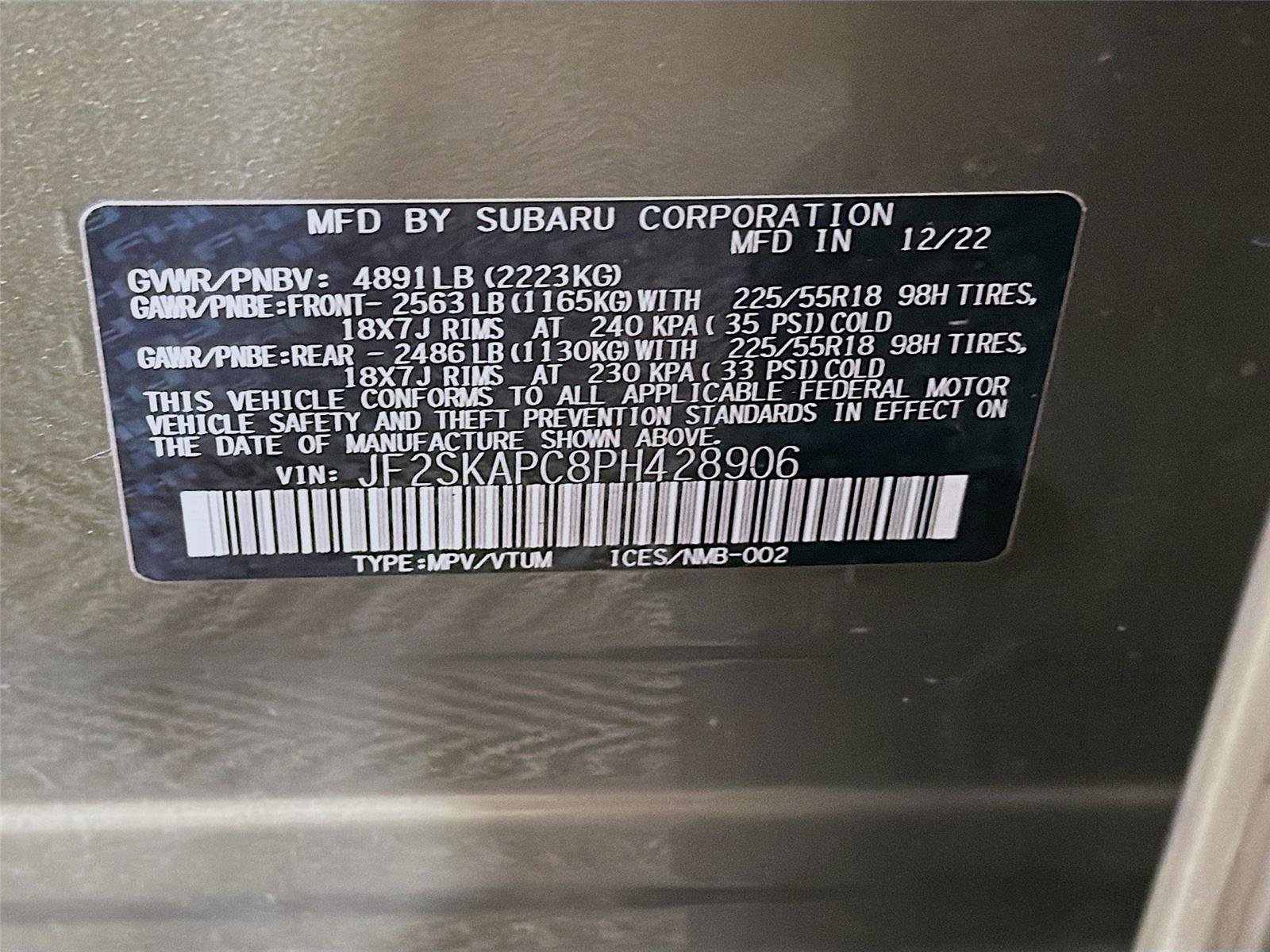 Used 2023 Subaru Forester Limited AWD/4WD image 41