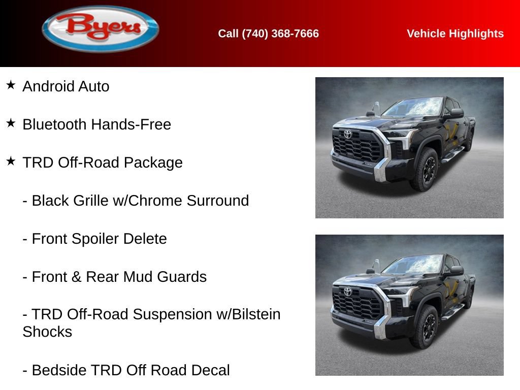 Used 2023 Toyota Tundra SR5 w/ TRD Off-Road Package AWD/4WD image 10