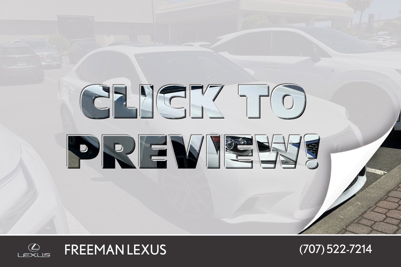 Used 2015 Lexus IS 350 w/ F-Sport Package RWD image 1