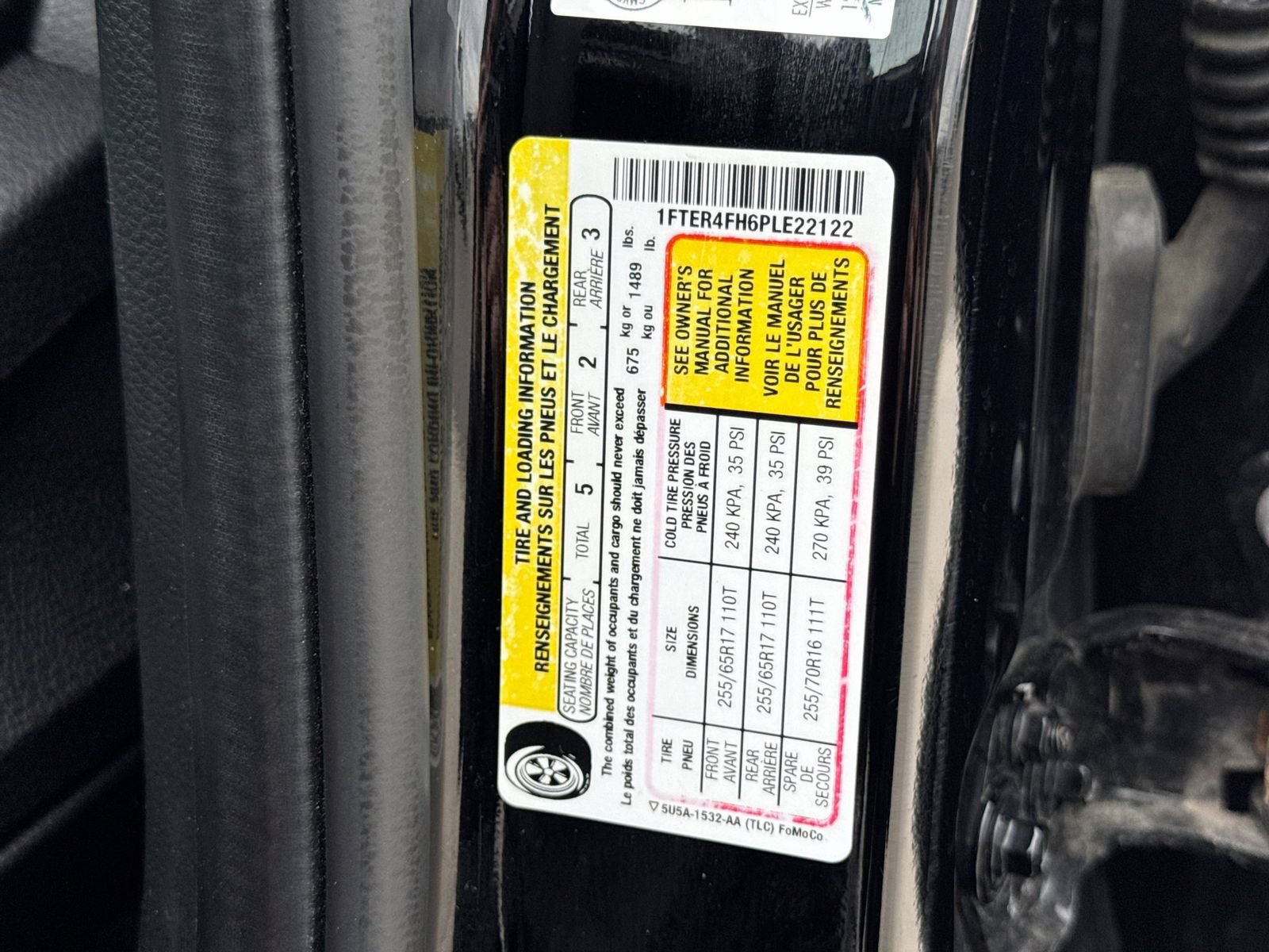 Used 2023 Ford Ranger Lariat w/ Equipment Group 501A High AWD/4WD image 40