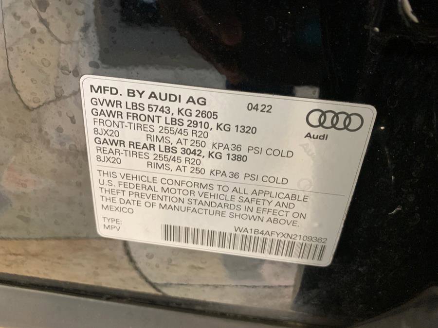 Used 2022 Audi SQ5 Premium Plus w/ Premium Plus Package image 56