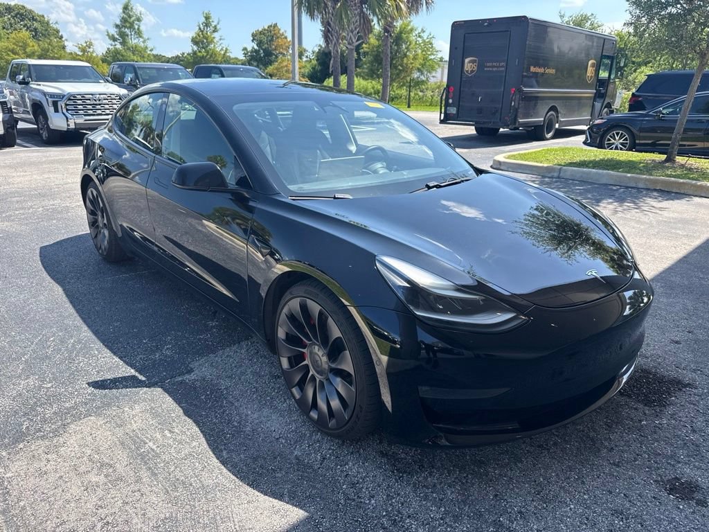 Used 2021 Tesla Model 3 Performance AWD/4WD image 2
