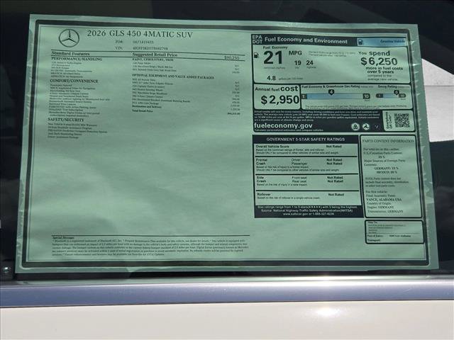 New 2026 Mercedes-Benz GLS 450 4MATIC image 15