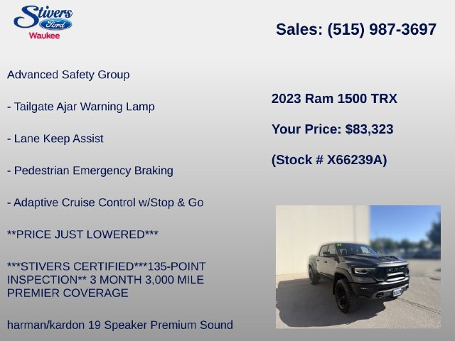 Used 2023 RAM 1500 TRX w/ TRX Level 2 Equipment Group AWD/4WD image 37
