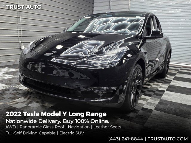 Used 2022 Tesla Model Y Long Range AWD/4WD image 1