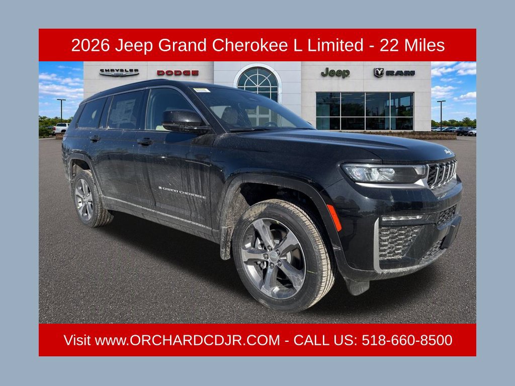 New 2026 Jeep Grand Cherokee L Limited w/ MOPAR Finishing Package AWD/4WD 360° Tour