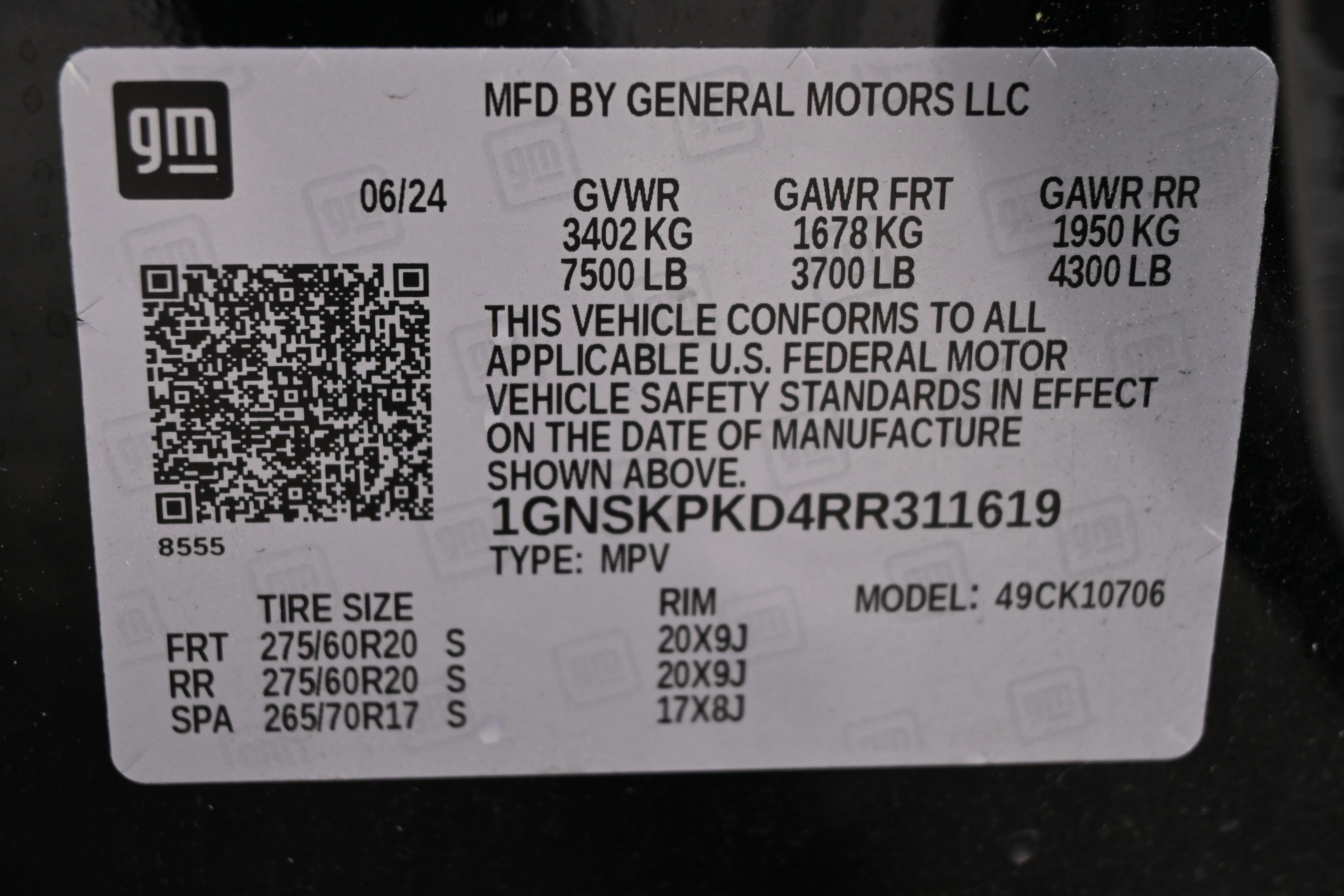 Used 2024 Chevrolet Tahoe Z71 w/ Luxury Package AWD/4WD image 39