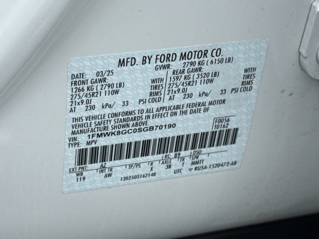 Used 2025 Ford Explorer ST w/ Sun And Sound Package AWD/4WD image 35