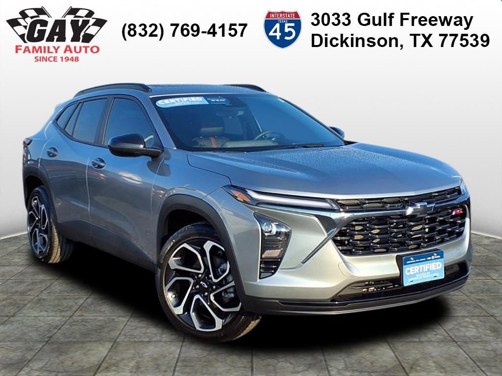 Certified 2025 Chevrolet Trax RS w/ Sunroof Package