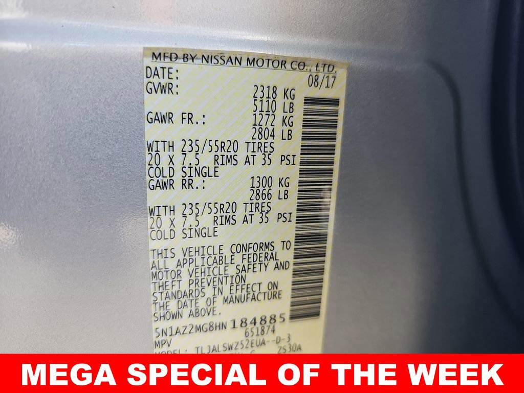 Used 2017 Nissan Murano Platinum w/ Platinum Technology Package image 42