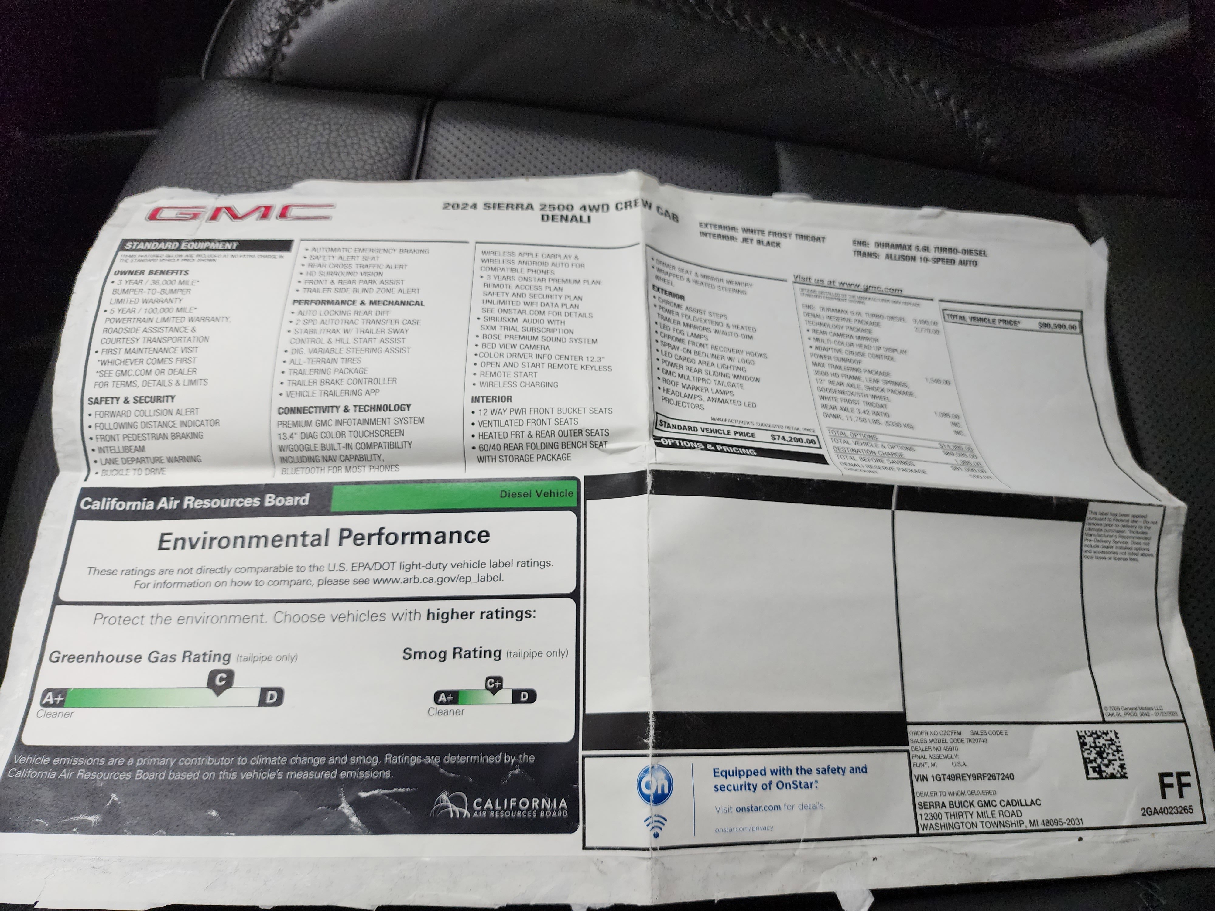 Used 2024 GMC Sierra 2500 Denali w/ Denali Reserve Package image 59